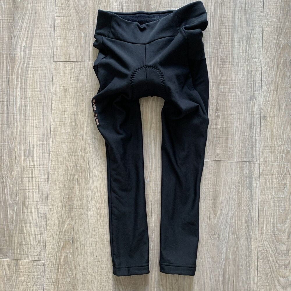 Pearl Izumi Pants Fleece Padded Cycling Capri Outdoors Black Womens S
